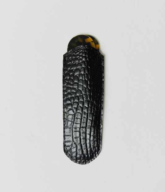 Porta french pin de couro