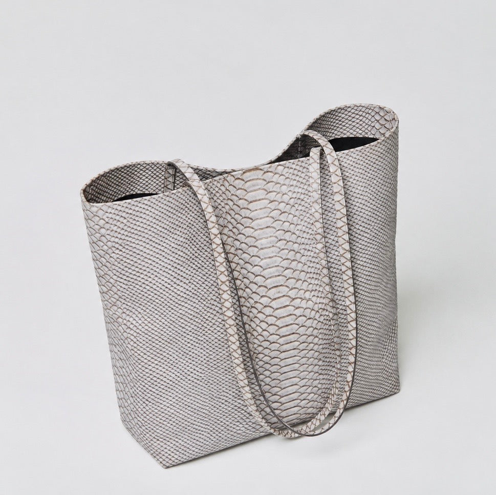Bolsa tote grande de couro